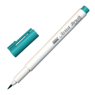 Popisovač se štětečkem Artist Brush peacock zelená
