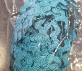 Hadovka vlnovka š4mm 3m sv.modrá tyrkys