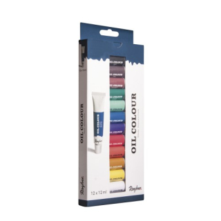 Umělecké olejové barvy sada 12x12ml Rayher