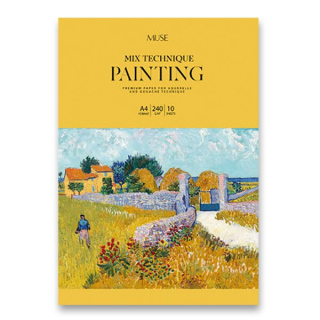 Kreslící karton skicák mix technique 240g 10ks A4