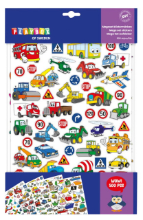 Samolepky doprava 500ks