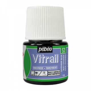 Vitrail na sklo, kovy, plexisklo 45ml levandulově modrá