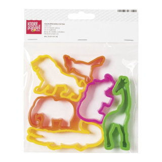 Vykrajovátka plastová 6ks zvířata