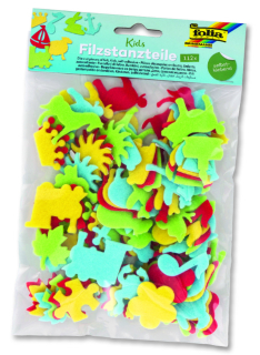 Filcové výseky samolepící "DĚTSKÉ" 112ks