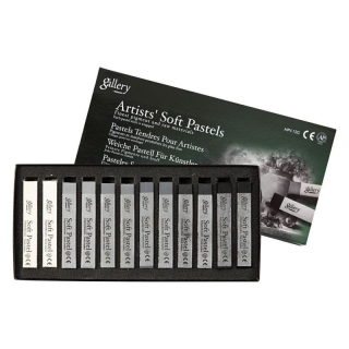 Pastely měkké Mungyo Graytone 12ks