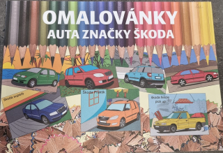 Omalovánka auta Škoda A5