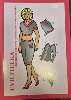 Vystřihovánky A4 Cvičitelka