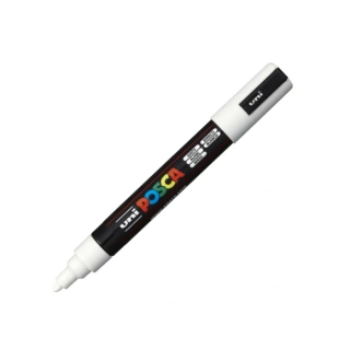 POSCA 5M bílý popisovač hrot 1,8-2,5mm
