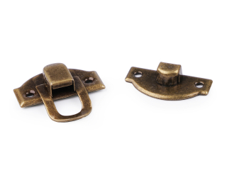 Kovové zapínání staromosaz 1ks