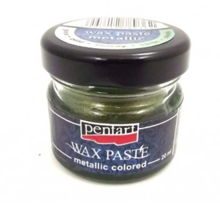 Vosková pasta metalická 20ml zelená