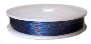 Lanko nylonové 0,38mm 1m modrá
