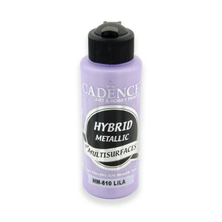 Akrylová metalická barva Cadence Hybrid 70ml sv. fialová