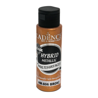 Akrylová metalická barva Cadence Hybrid 70ml bronzová