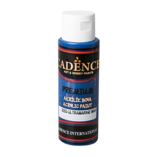Akrylová barva Cadence Premium 70ml modrá ultramarin