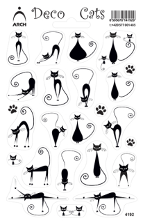 Dekorační samolepky kočky