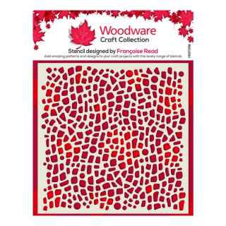 Plastová šablona 15x15cm kamenná cesta