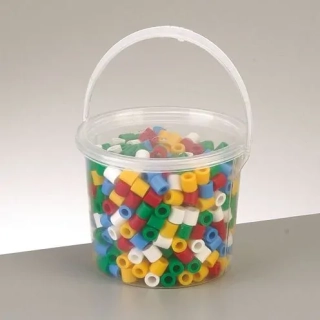 Zažehlovací korálky 550ks 10x10mm zákl. barvy
