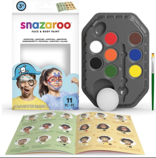Sada barev na obličej modrá Snazaroo