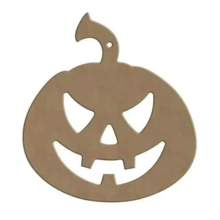 Dřevěný výřez z MDF 15x16cm dýně 1ks