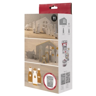 Silikonová forma na odlévání 2dílná Betlém