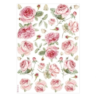 Rýžový papír A4 Růže