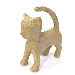 Kartonový předmě XS kočka 8x11,5x4cm