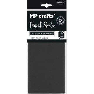 Hedvábný papír černý 50x66cm 10ks