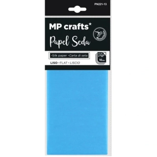 Hedvábný papír sv.modrý 50x66cm 10ks