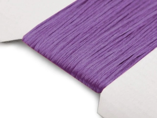 Šňůra saténová o1mm 1m fialová 
