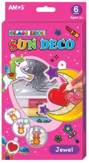 Barvy na sklo sada 6 barev 10,5ml + 6x sklíčka