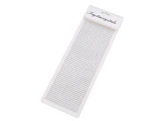 Samolepicí kamínky na lepicím proužku Ø3mm crystal