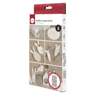 Silikonová forma na odlévání Velikonoce Jaro 8 motivů