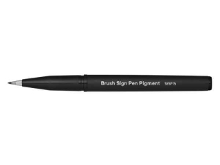 Pentel Brush Sign Pen Pigment černý 1ks