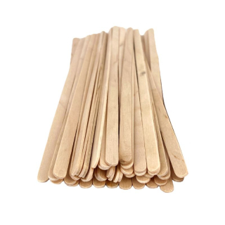 Špachtle dřevěné přírodní - dřívka 0,6x19cm 50ks
