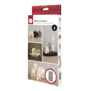 Silikonová forma na odlévání Domečky se srdíčkem