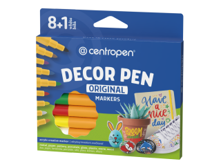 DECOR PEN akrylový fix 9ks základní