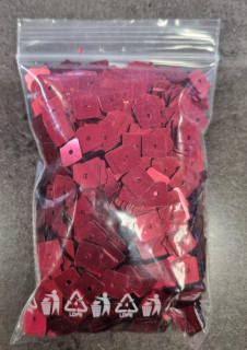 Flitry 7x7mm 50g červená