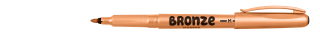 Popisovač M 1mm Centropen bronz