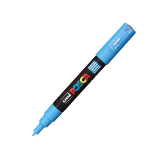 POSCA 1M sv. modrá popisovač hrot 0,7-1mm