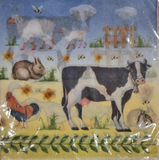 Rýžový rice papír 50x50cm domácí zvířata