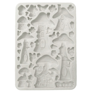 Silikonová forma na odlévání A5 - houbové domy
