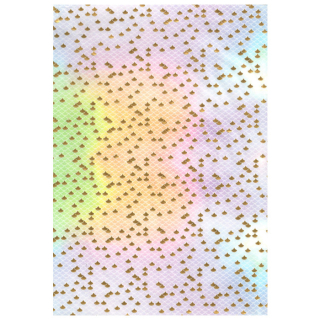 DECOPATCH papír - barevné šupiny 1ks 30x40cm