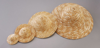 Sláměný klobouk přírodní 13,5cm