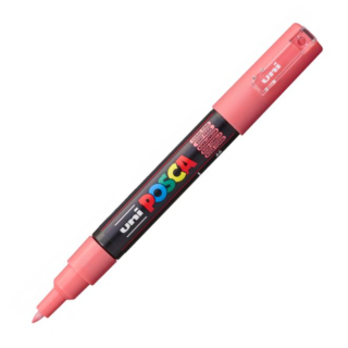 POSCA 5M růžová rosa coral popisovač hrot 1,8-2,5mm