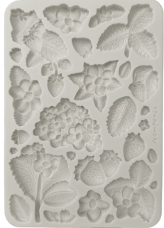 Silikonová forma na odlévání A5 - jahody