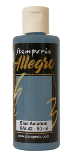 Akrylová barva 60ml stř.modrá