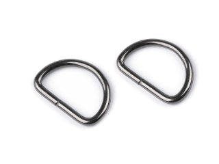 Polokroužek o12mm černý nikl 1ks