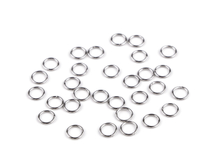 Bižuterní kroužek spojovací stříbrný o5mm 1ks