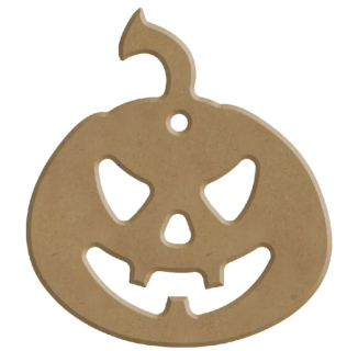 Dřevěný výřez z MDF 7x8cm dýně 1ks 