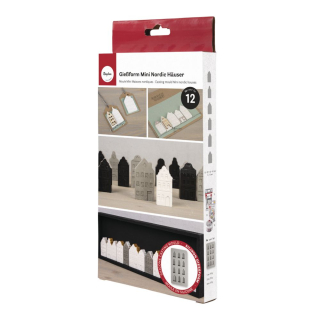 Silikonová forma na odlévání mini norské domečky 